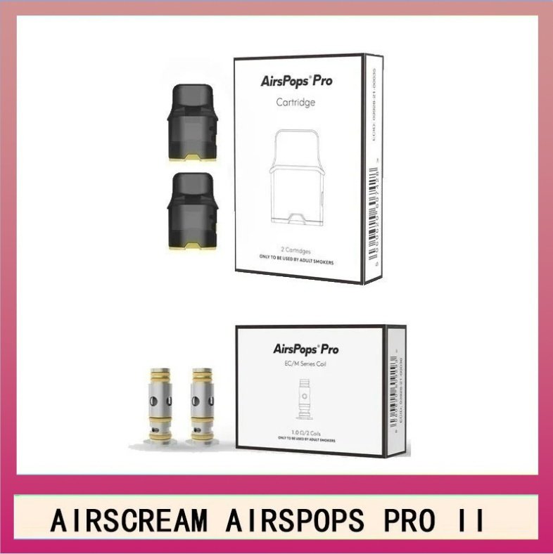 Airscream Airspops 芯 AIRSCREAM AIRSPOPS PRO II氣泡2代煙彈空倉霧化芯成品芯
