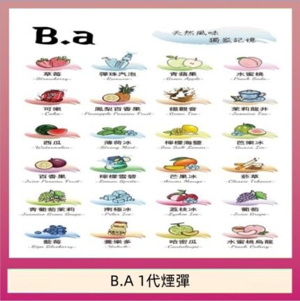 B.A 一代主機煙彈電子煙一盒三顆